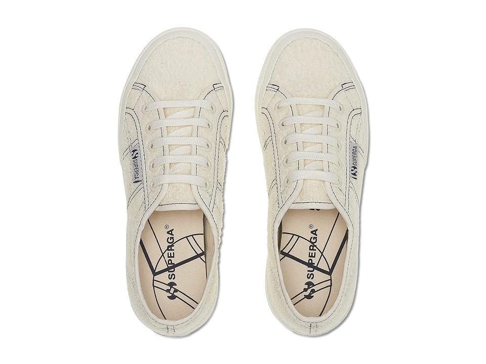 Superga 2750 Cotton Terry Avorio/Navy/Full Avorio) Women's Shoes Product Image