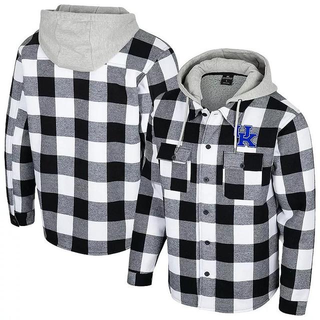 Mens Colosseum /White Kentucky Wildcats Buffalo Plaid Full-Zip Jacket Product Image