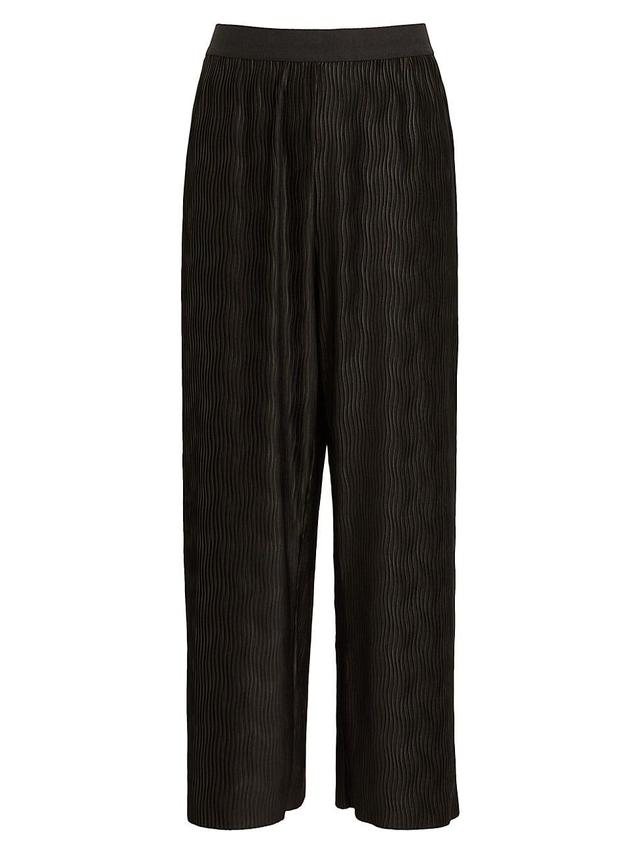 Womens Odino Textured Wide-Leg Trousers Product Image