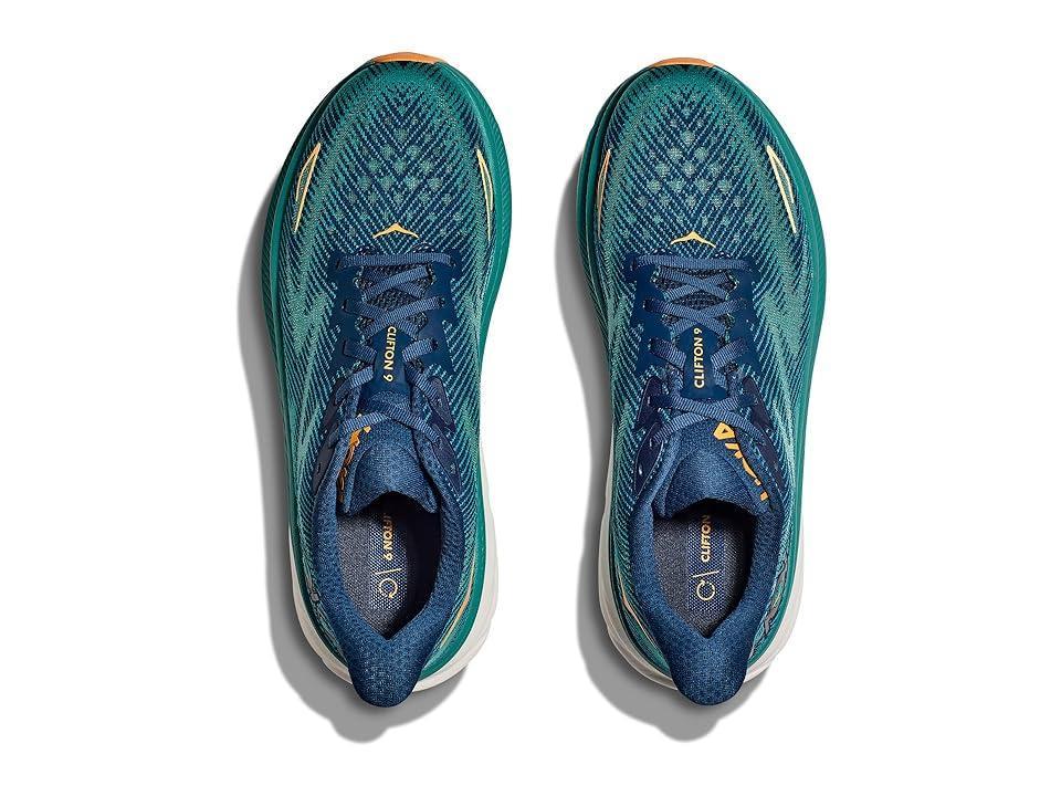 Hoka Men's Clifton 9 (Midnight/Oceanic) Men's Shoes Product Image