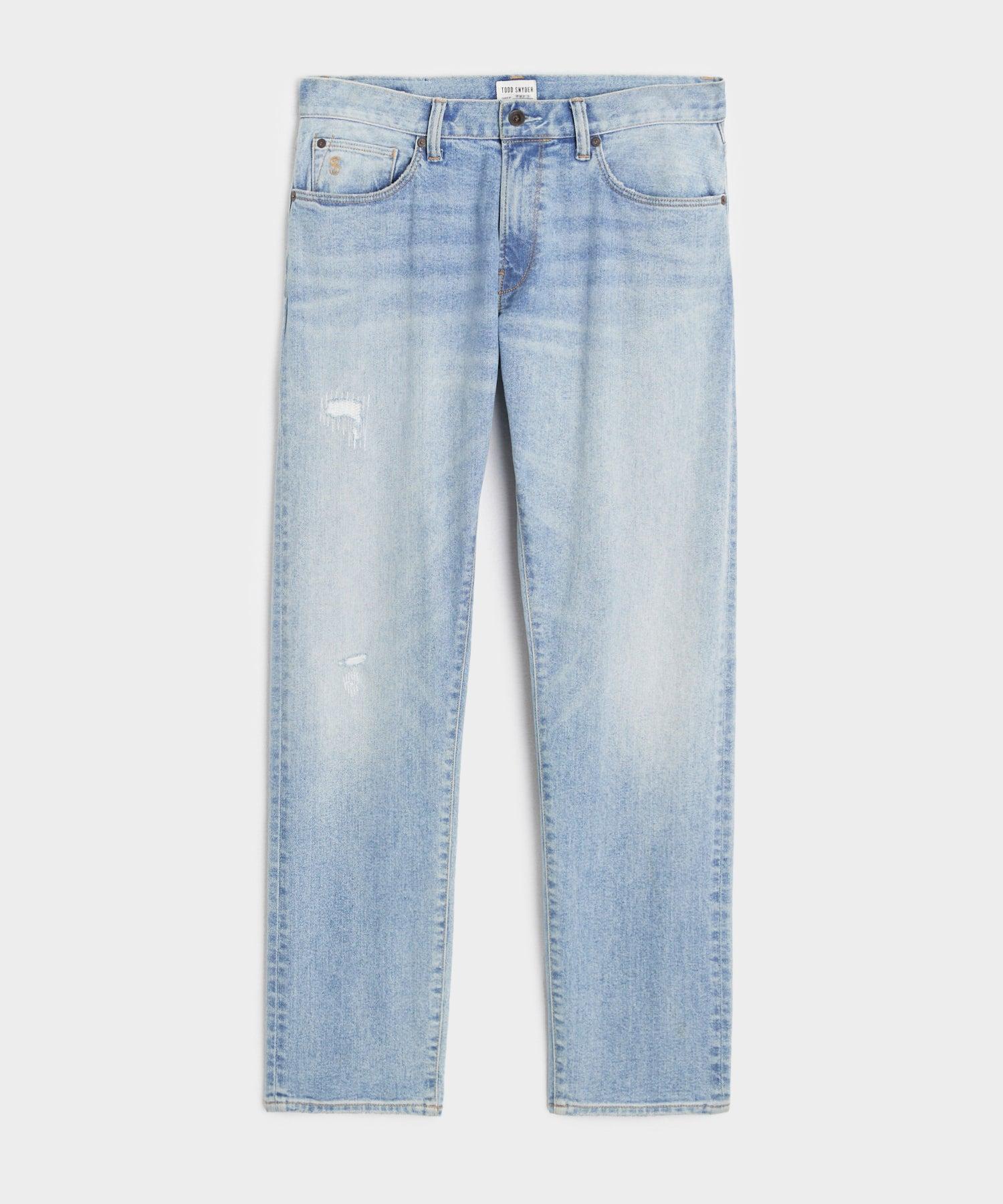 Slim Stretch Jean in Destroyed Wash Product Image