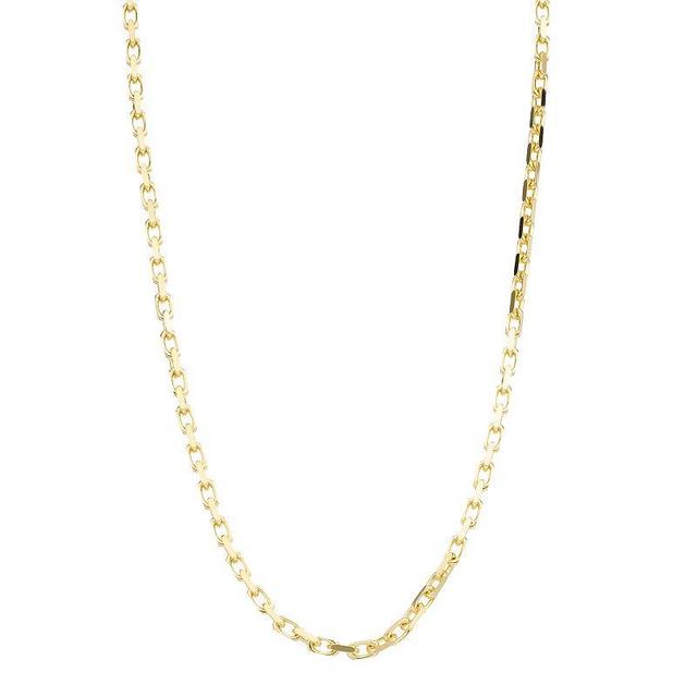 14k Gold French Cable Chain Necklace, Womens Product Image