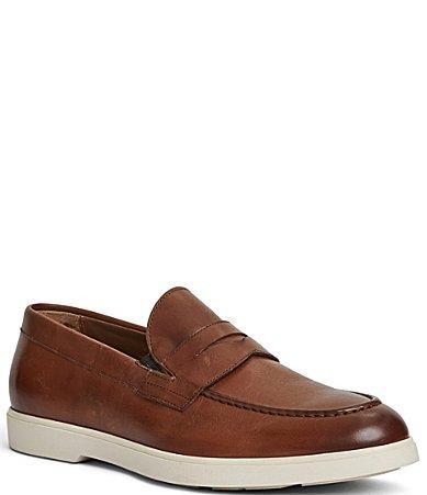 Mens Ettore Leather Penny Loafers Product Image