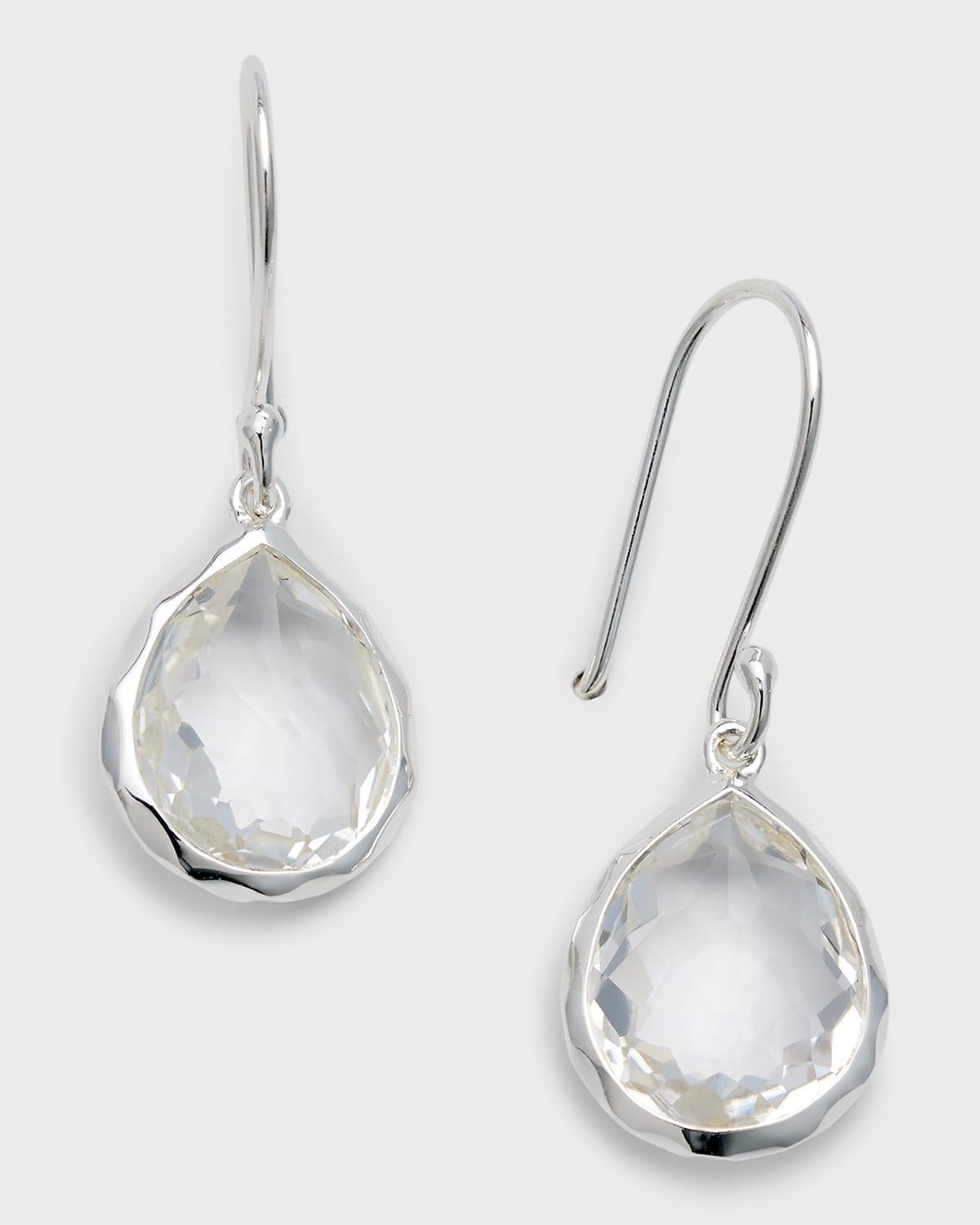 Womens Rock Candy Mini Sterling Silver & Doublet Teardrop Earrings Product Image