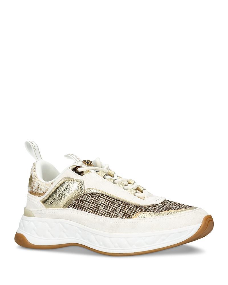 Kurt Geiger London Kensington Rhinestone Houndstooth Sneakers Product Image