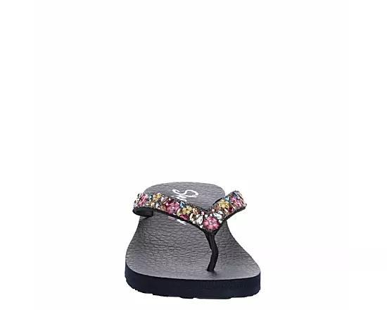 Skechers Womens Meditation Daisy Garden Flip Flop Sandal Product Image