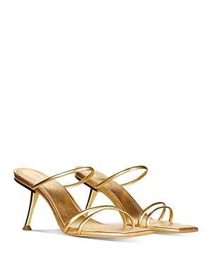 Womens Lydia Metallic Leather Strappy Sandals Product Image