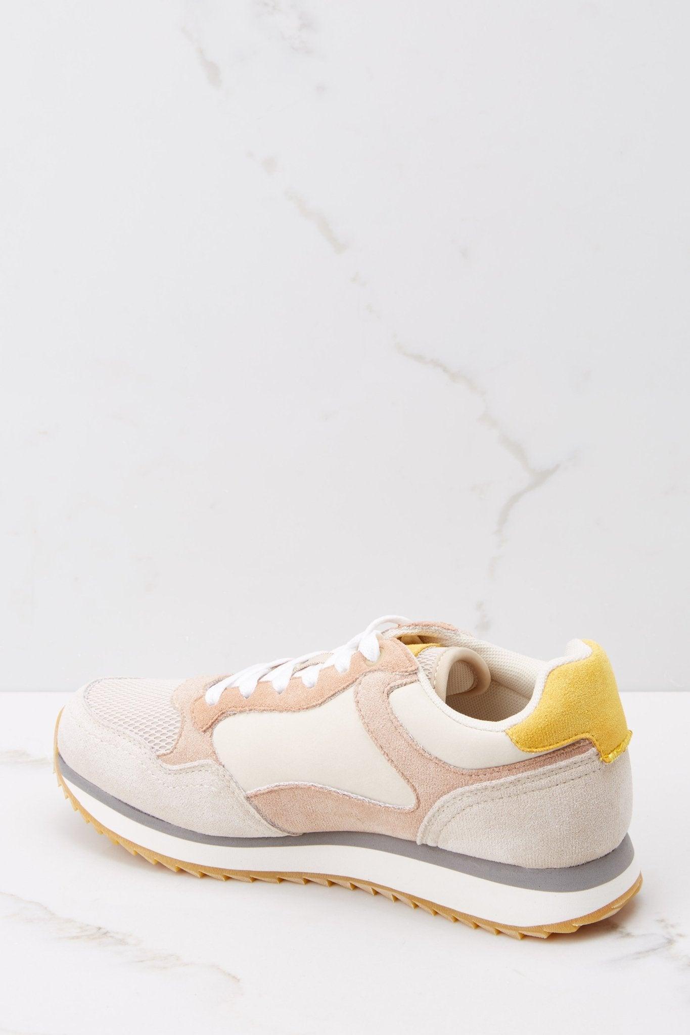 It's A Necessity Taupe Sneakers Beige Product Image