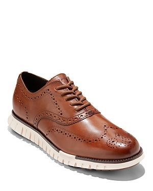 Cole Haan Mens ZERGRAND Remastered Lace Up Wingtip Oxford Dress Shoes Product Image