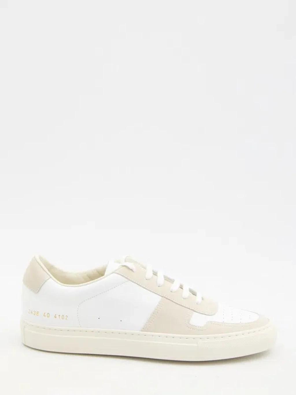 COMMON PROJECTS Bball Duo Sneaker In White Product Image