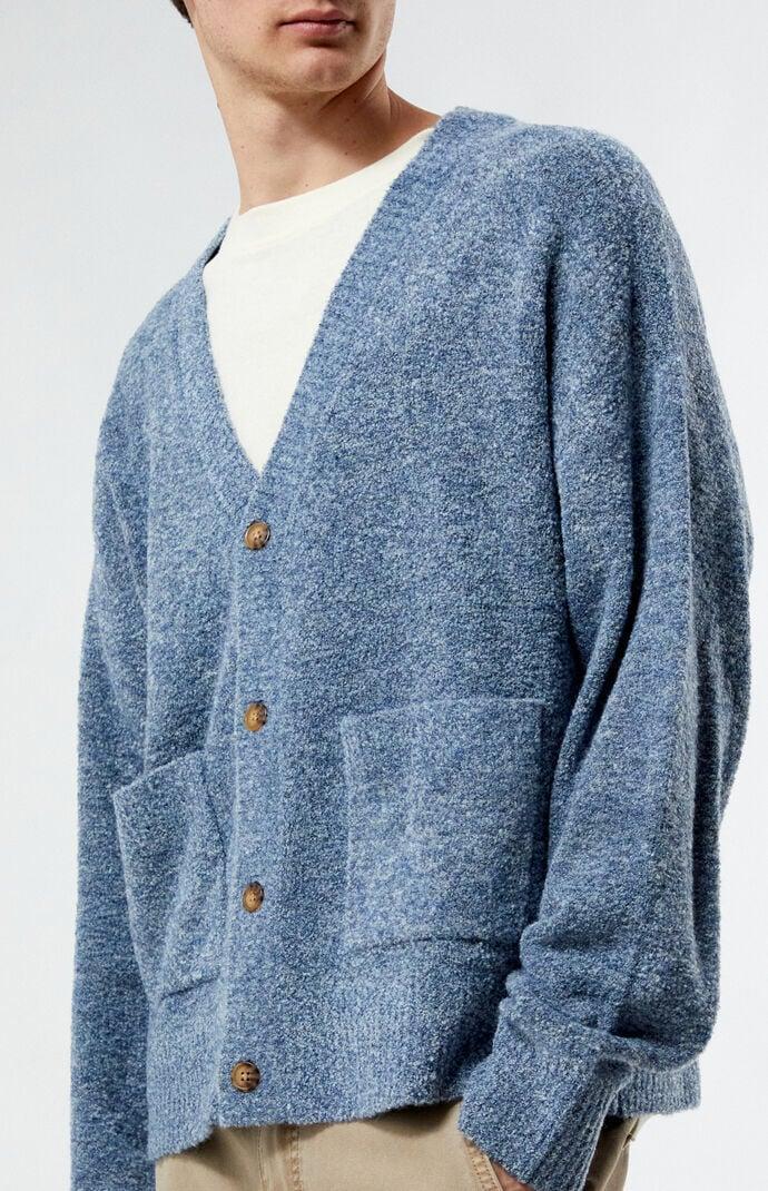 Men's Heathered Cardigan - Product Image