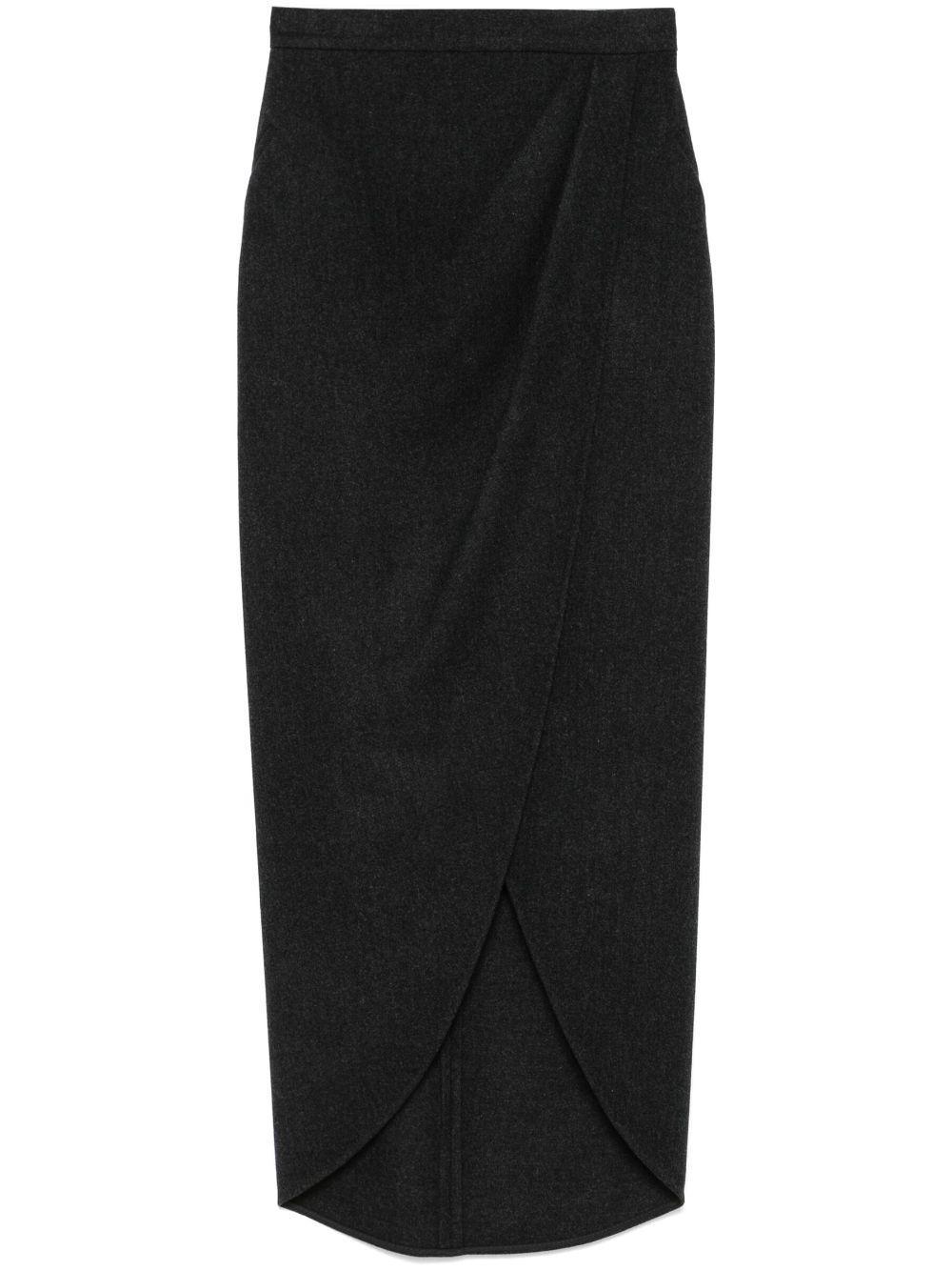 MAX MARA Aprile Skirt In Grau Product Image