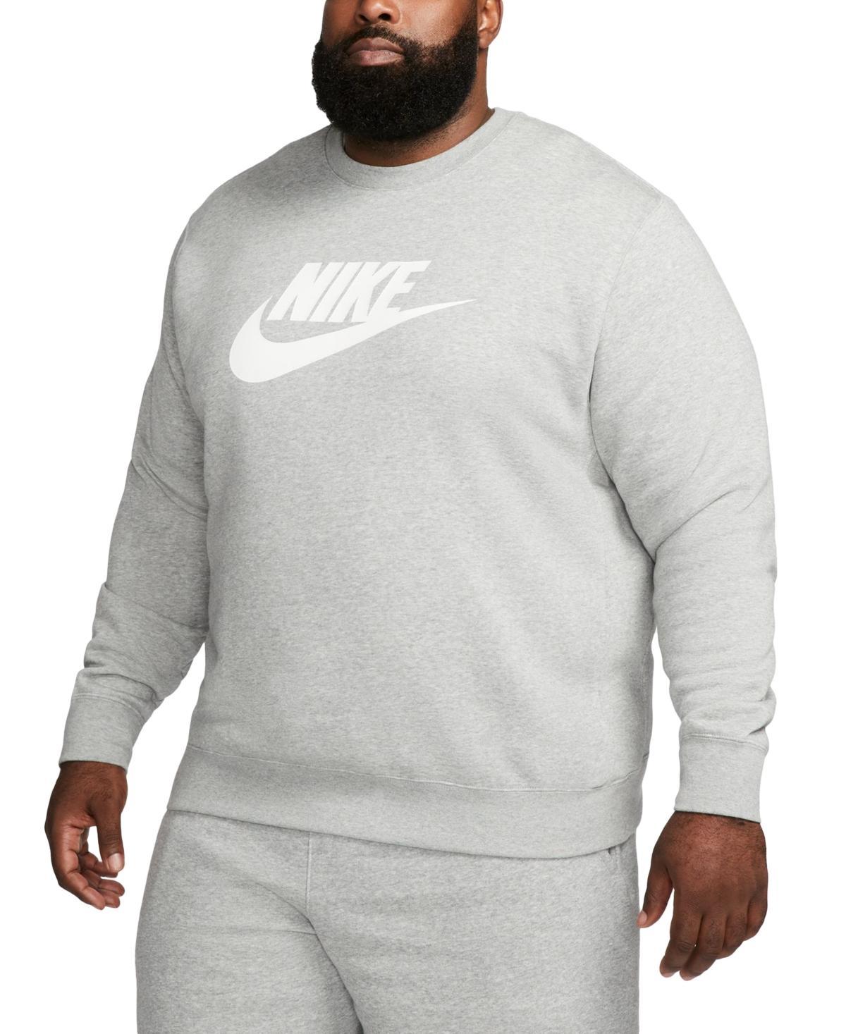 Nike Mens Sportswear Club Fleece Graphic Crewneck Sweatshirt Product Image