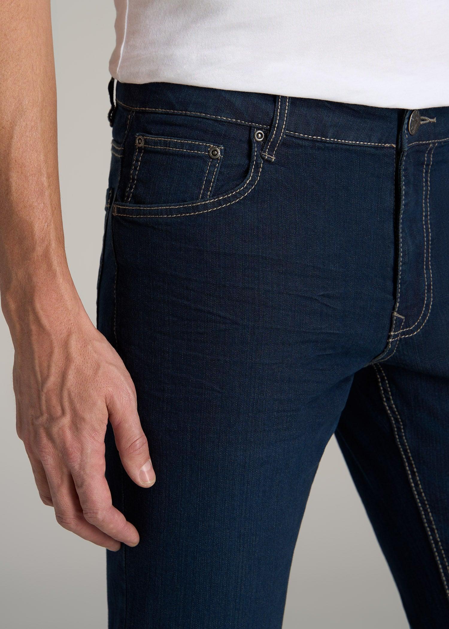 Carman TAPERED Jeans for Tall Men in Blue-Steel Male Product Image