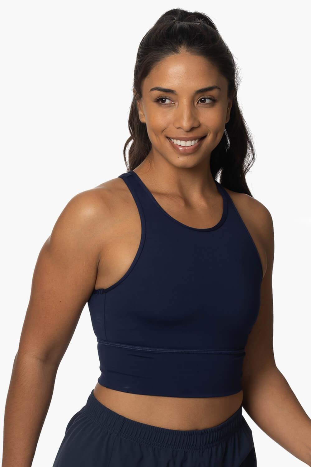 Rae Sports Bra - Navy Female Product Image