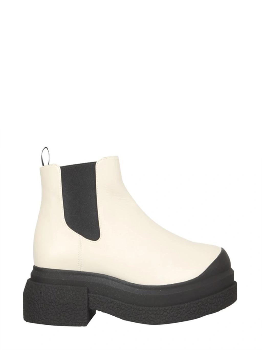 STUART WEITZMAN Charli Chunky Ankle Boots In Beige product image