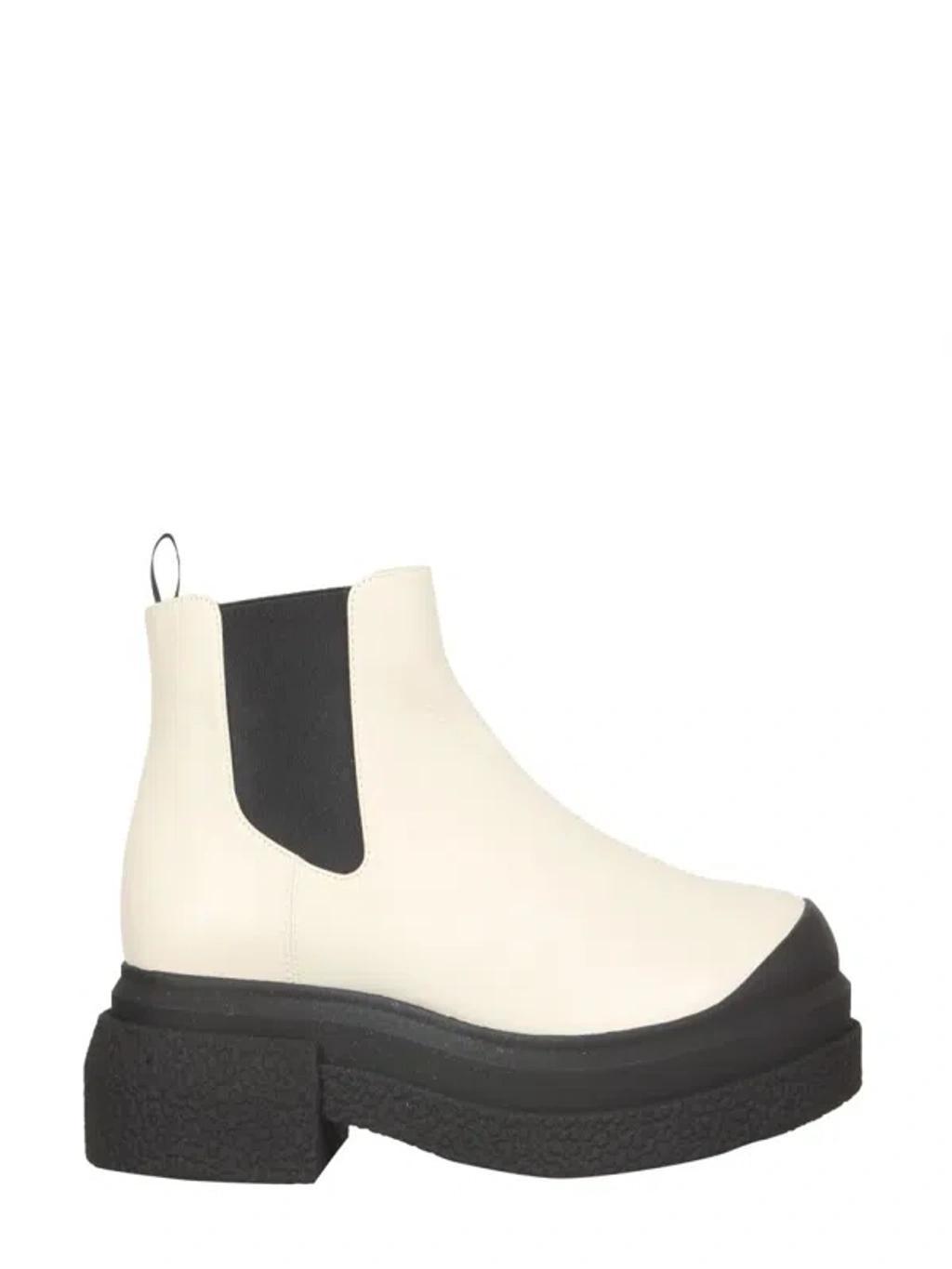 Charli Chunky Ankle Boots In Beige product image