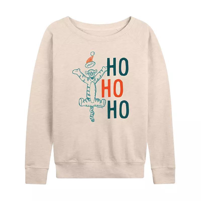 DIsneys Winnie The Pooh Womens Tigger Ho Ho Ho Lightweight French Terry Sweatshirt Product Image