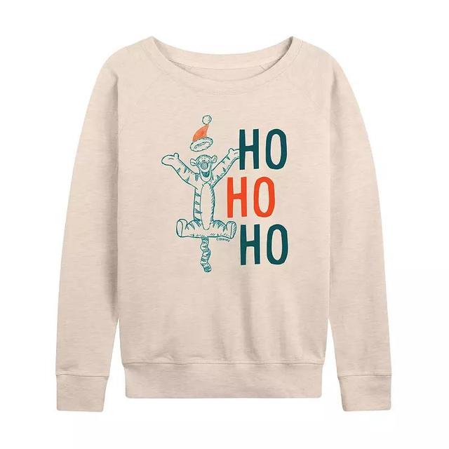 DIsneys Winnie The Pooh Womens Tigger Ho Ho Ho Lightweight French Terry Sweatshirt Product Image