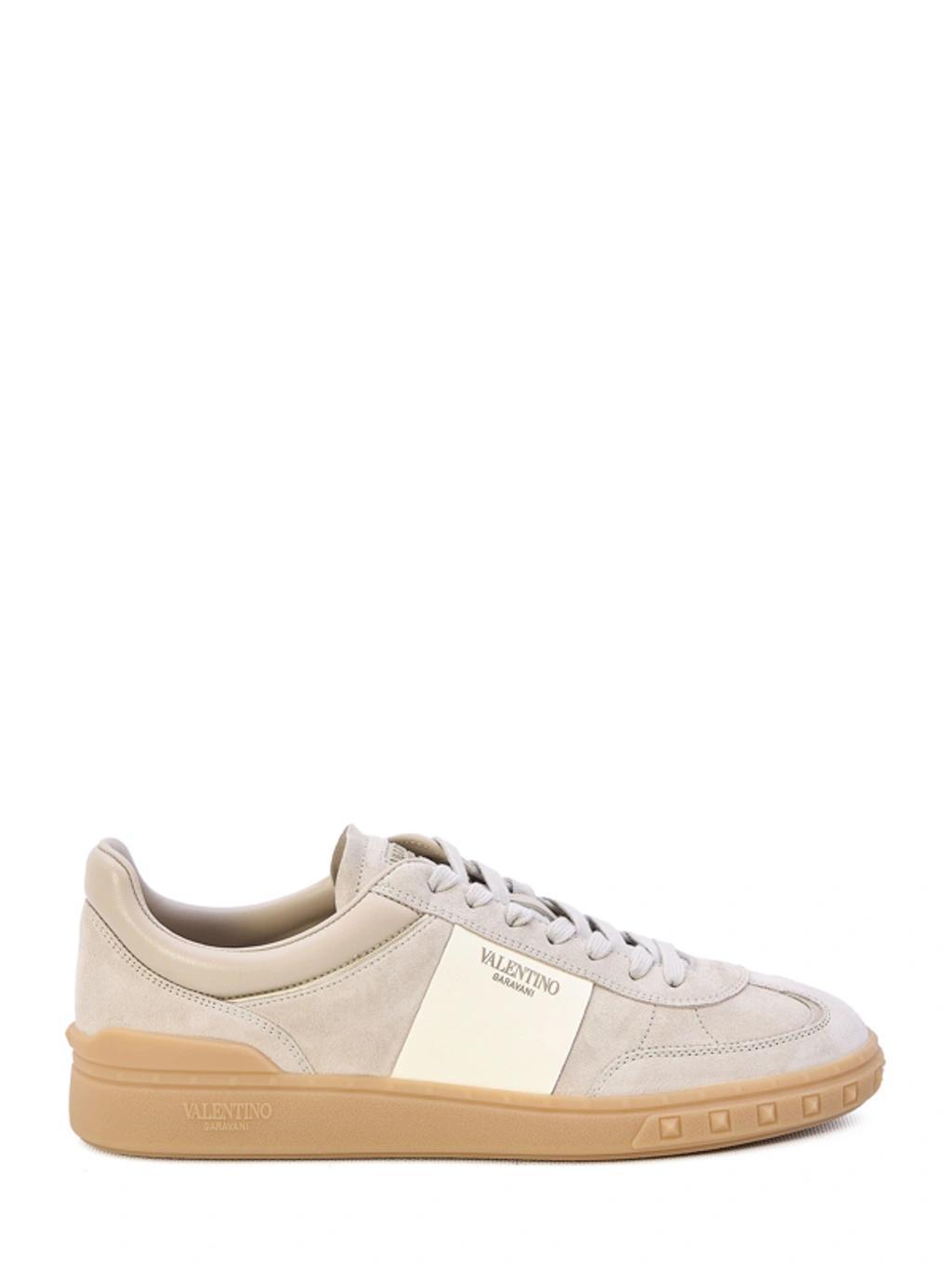 Upvillage Suede Sneakers In Grey Product Image