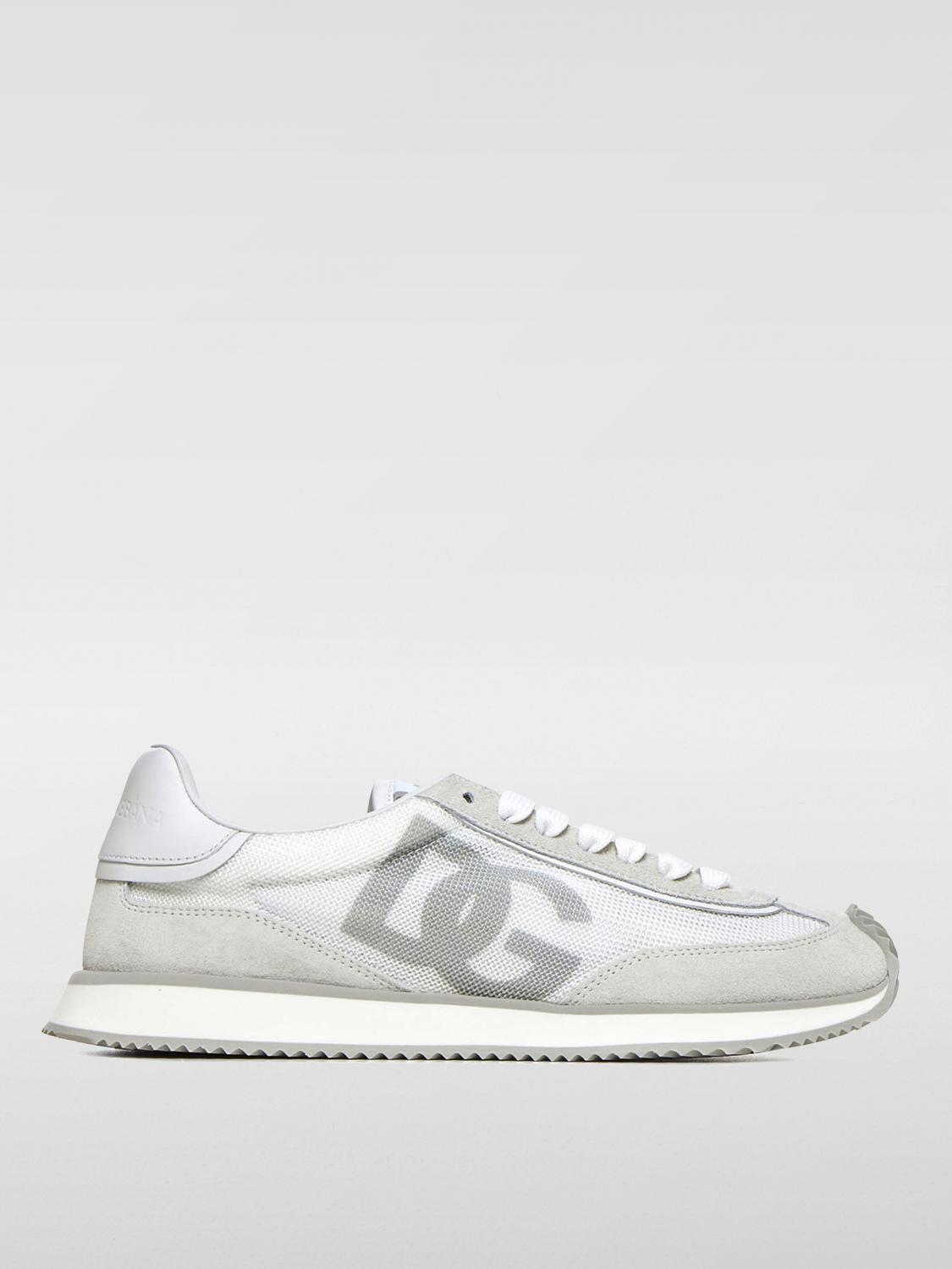 DOLCE & GABBANA White Logo Sneakers In White 2 Product Image