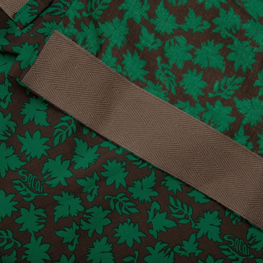 Floral Print Shirt - Green Male Product Image