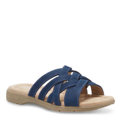 Eastland Womens Hazel Slide Sandal -NAVY NUBUC Product Image