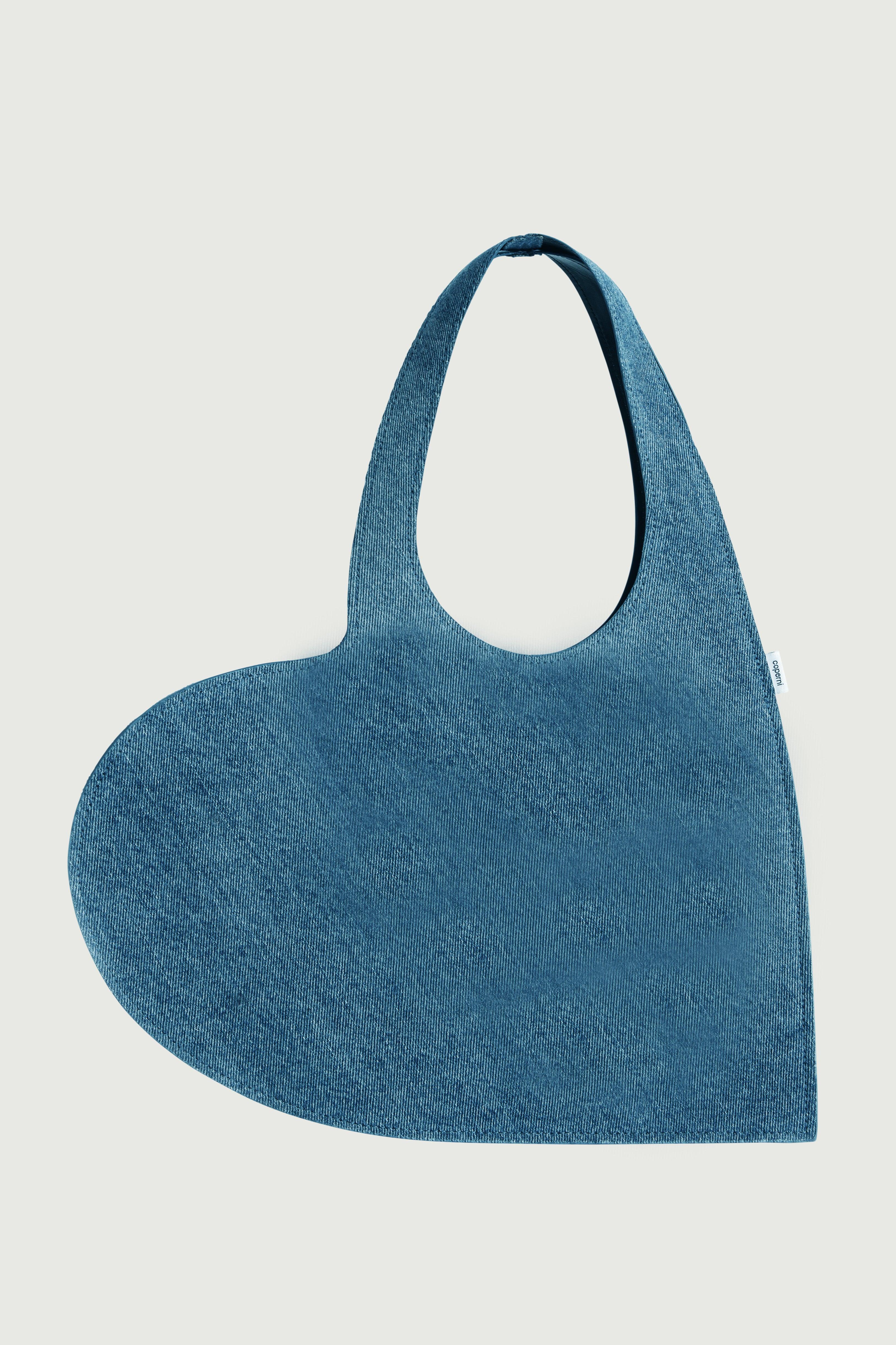 Denim Heart Tote Bag Product Image