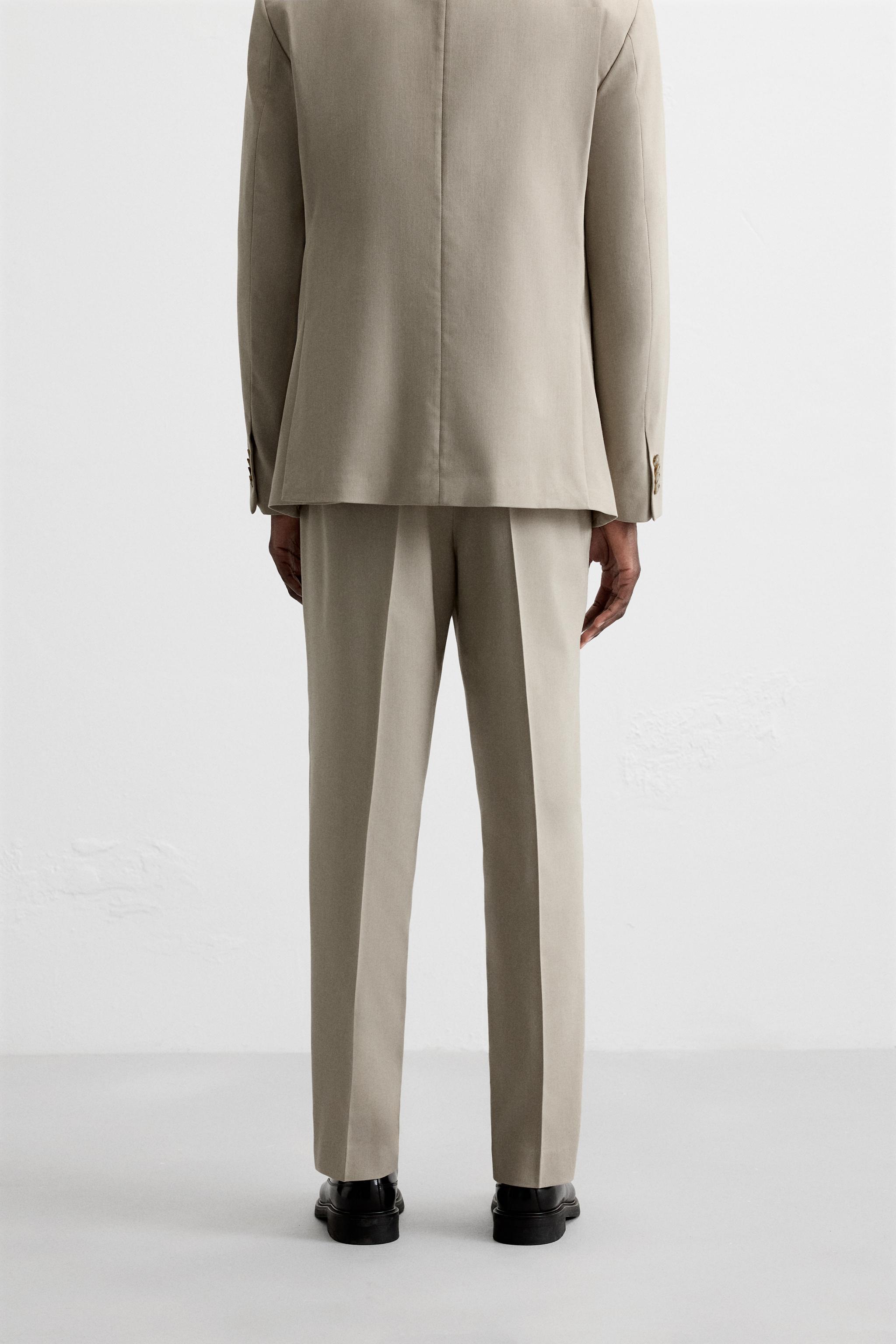 TEXTURED SUIT PANTS Product Image