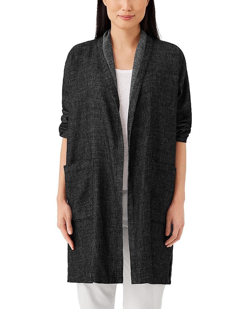 Eileen Fisher High Collar Kimono Coat Product Image