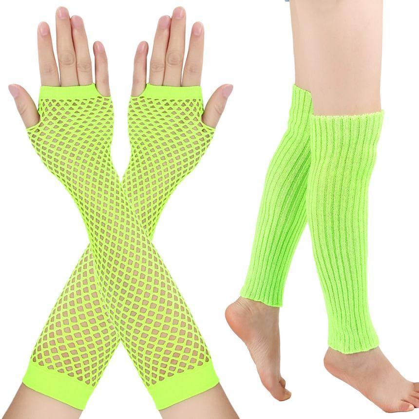 Set:  Fishnet Arm Sleeves + Calf Sleeve Product Image