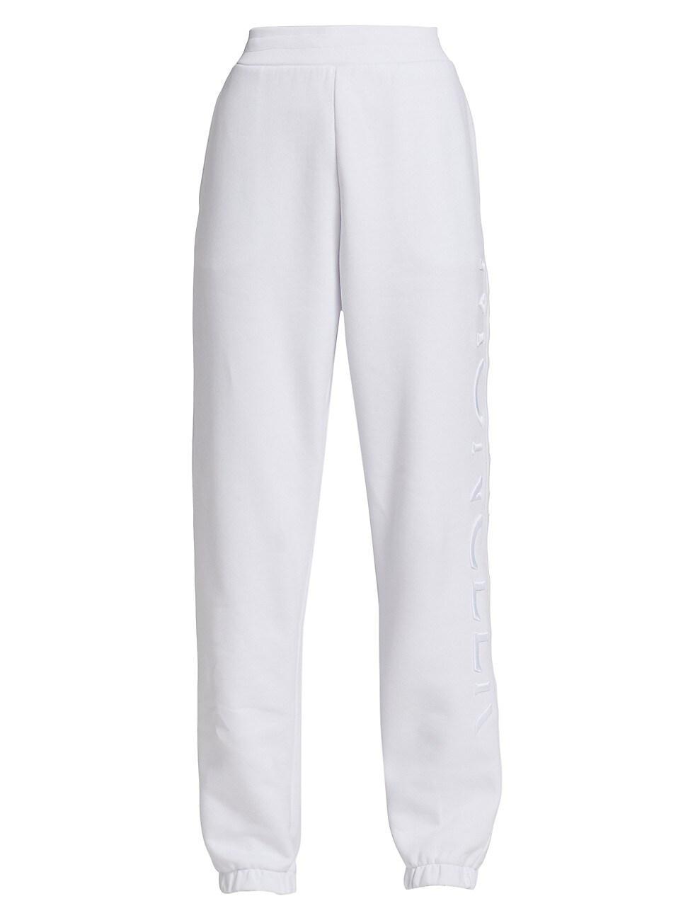 Womens Logo-Embroidered Cotton Sweatpants Product Image