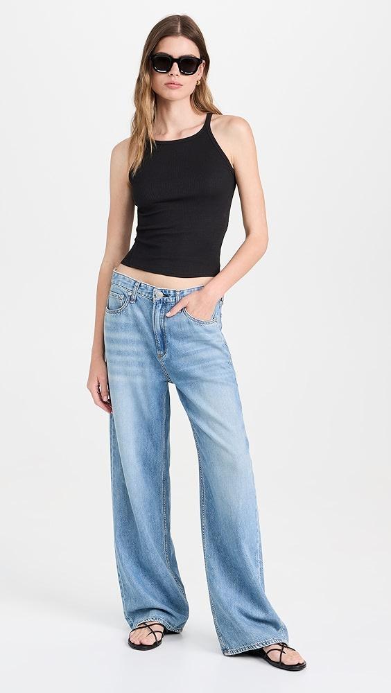 rag & bone The Essential Rib Long String Tank | Shopbop Product Image