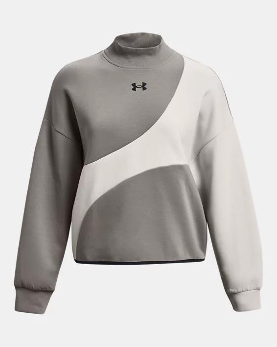 Women's UA Unstoppable Fleece Crop Crew Product Image