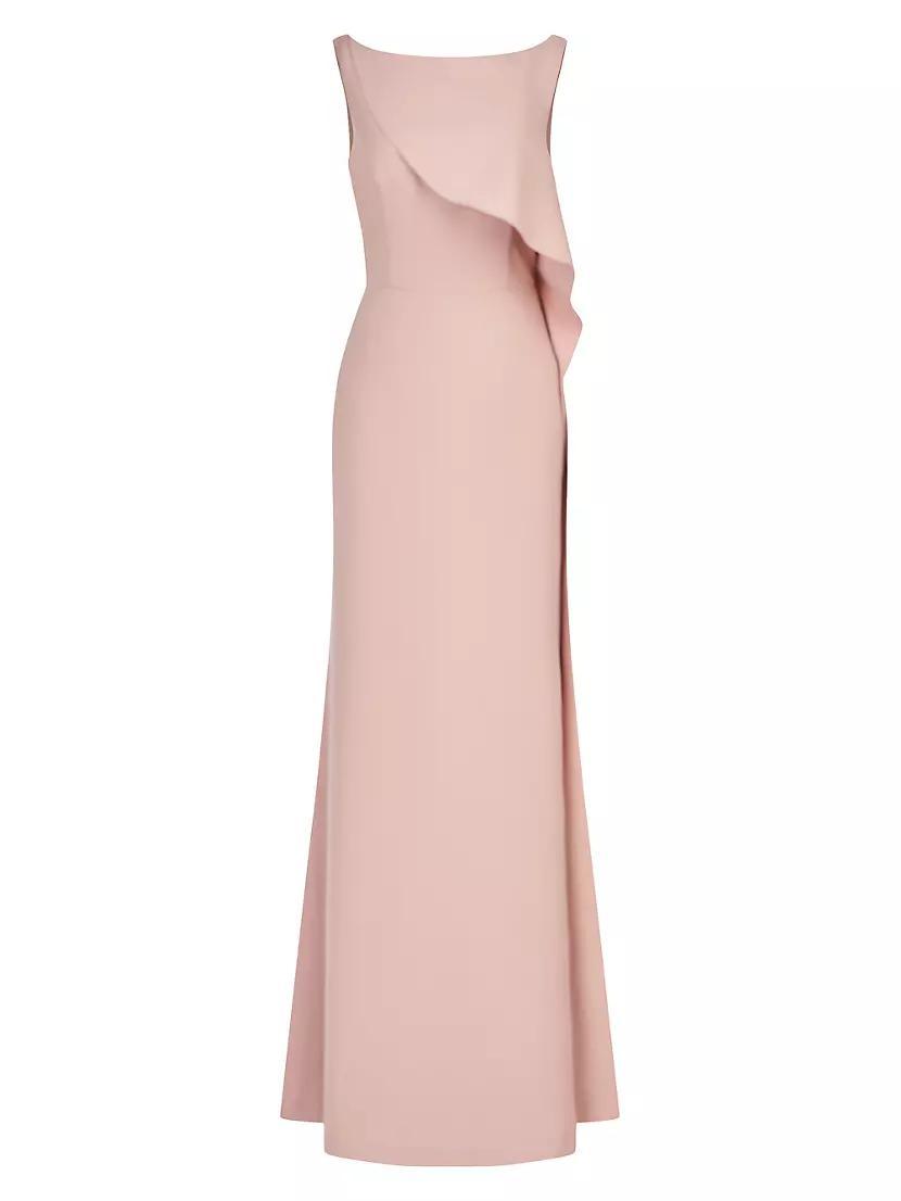 Womens Anabella Draped Ruffle Gown Product Image