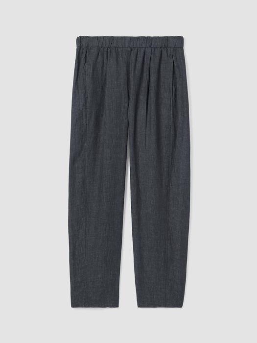 Washed Organic Linen Délavé Lantern Pant Product Image