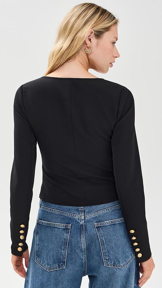 L'AGENCE Ainslee Scoop Neck Top | Shopbop Product Image