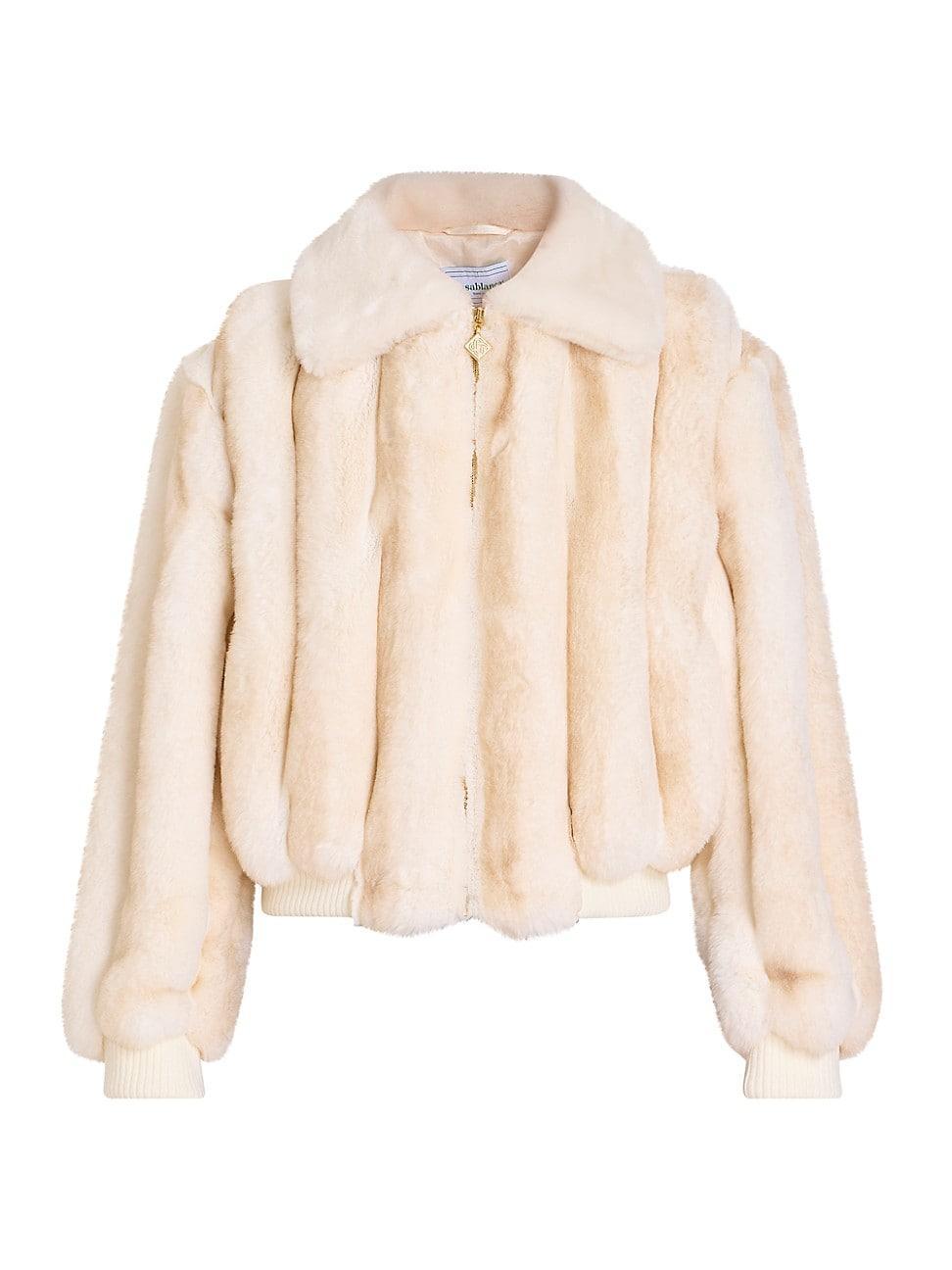 Men's Faux-Fur Zip Jacket Product Image