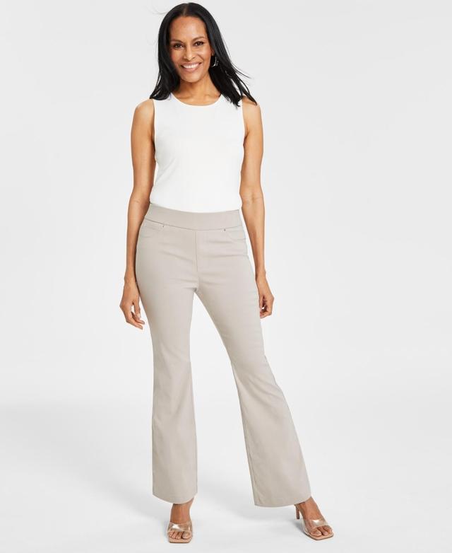 I.n.c. International Concepts Womens High-Rise Pull-On Flare-Leg Pants, Created for Macys Product Image