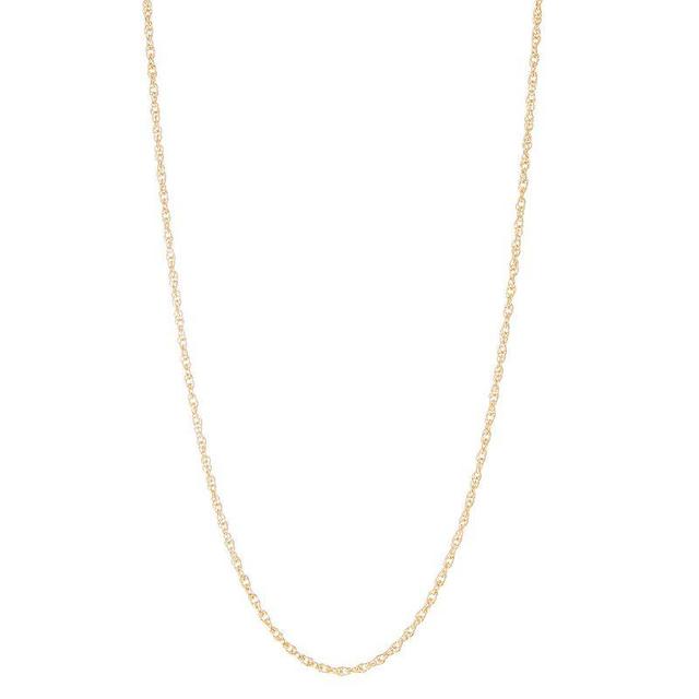 Jordan Blue 14k Gold Filled 2.8 mm Rope Chain Necklace, Womens Product Image