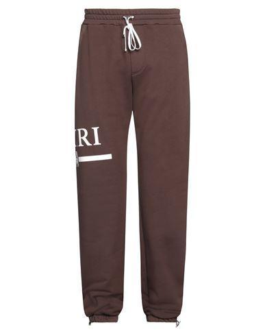 AMIRI Man Pants Dark Brown Size Xl Cotton Product Image