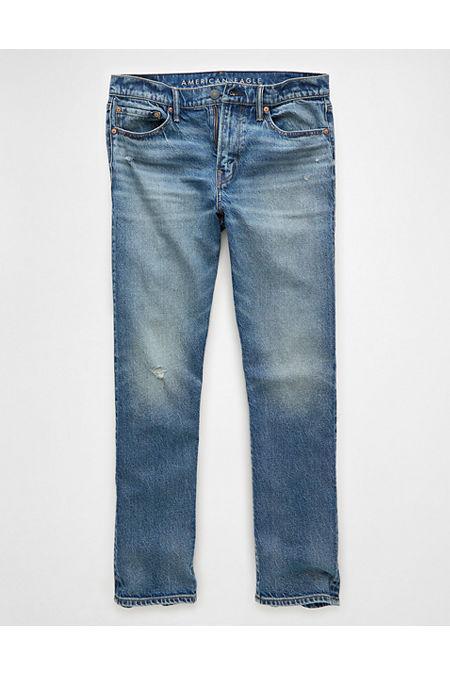 AE EasyFlex Ripped Original Straight Jean Mens Product Image