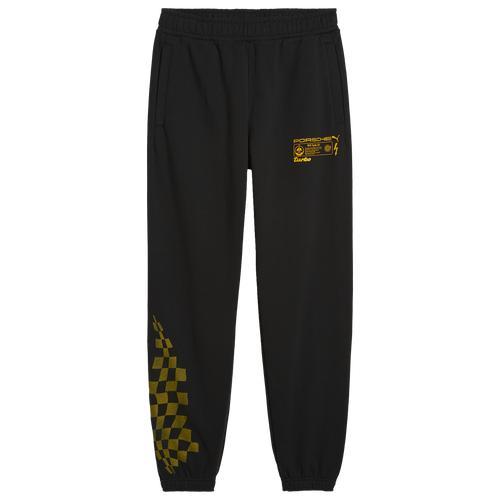 PUMA Mens x Porsche Sweatpants - Black/Black Product Image