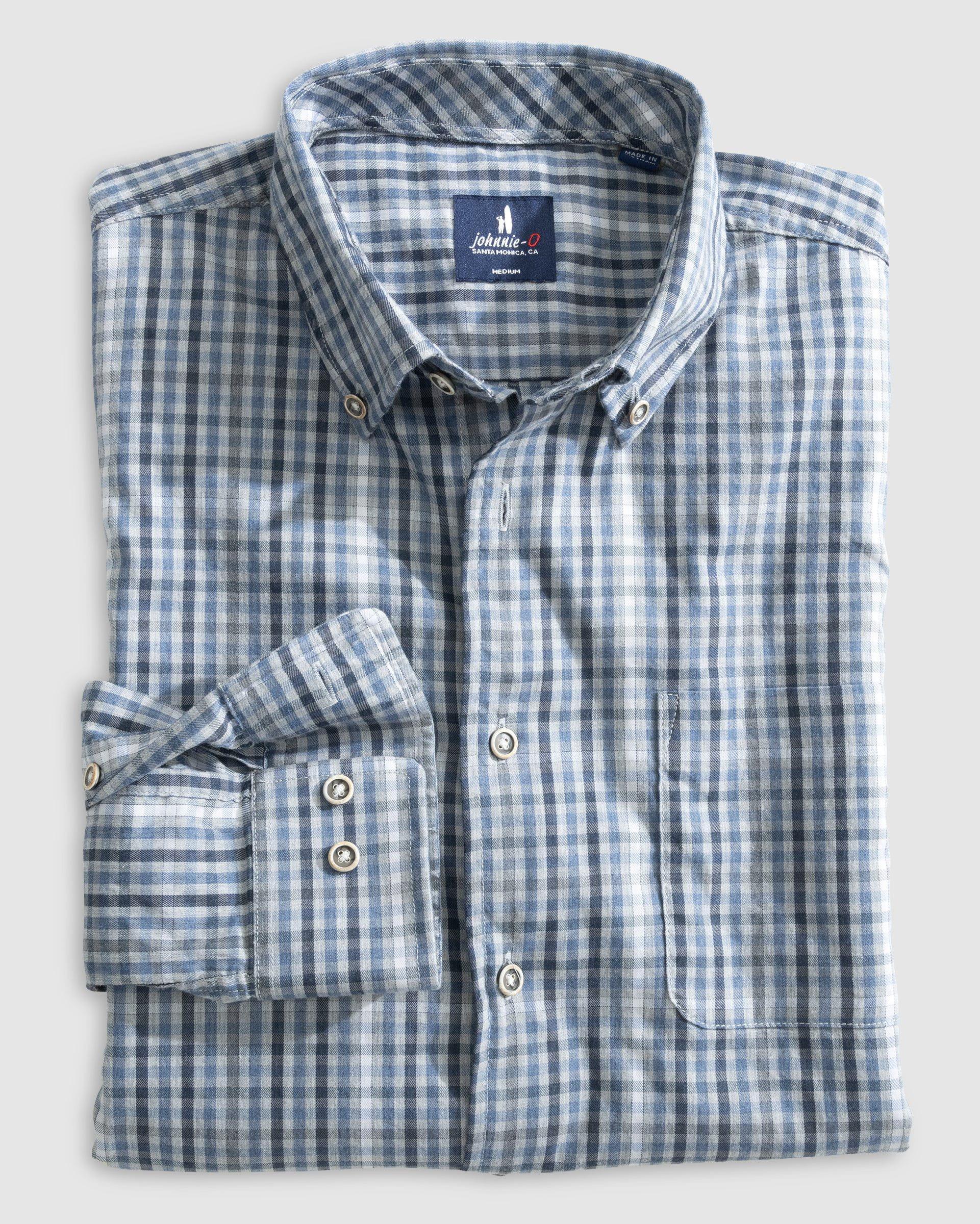 Tucked Performance Button Up Shirt - Matthew Male Product Image