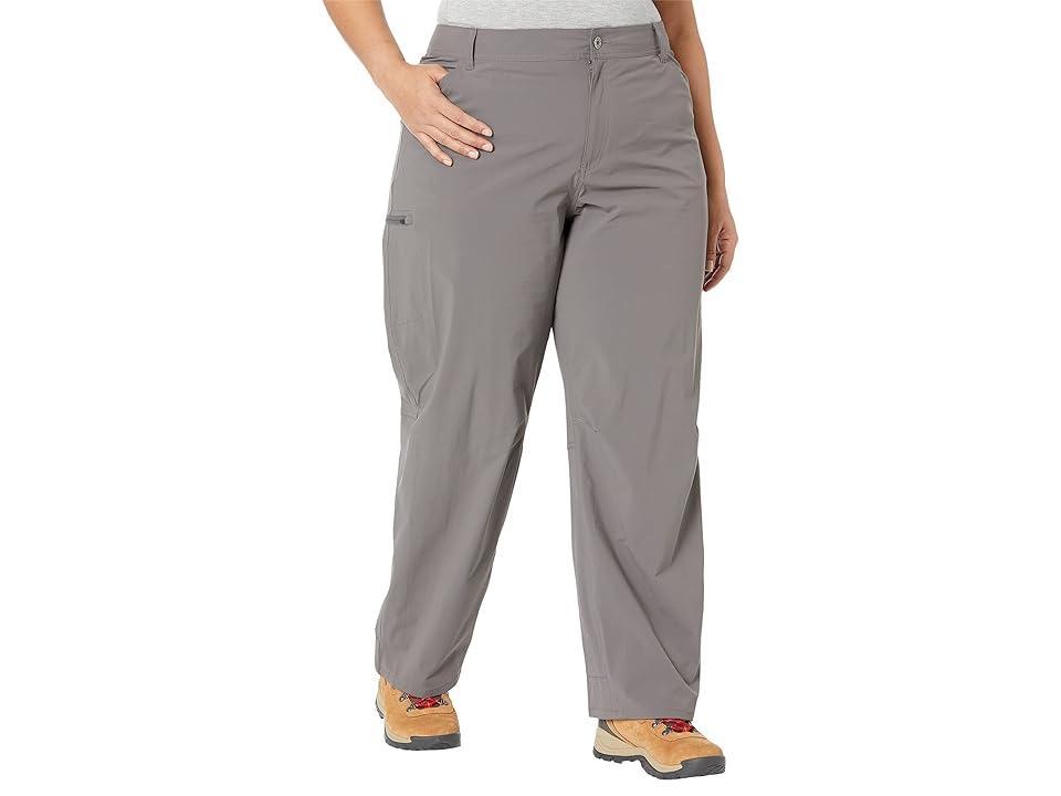 L.L.Bean Plus Size No Fly Zone Pants (Dark Silt) Women's Casual Pants Product Image