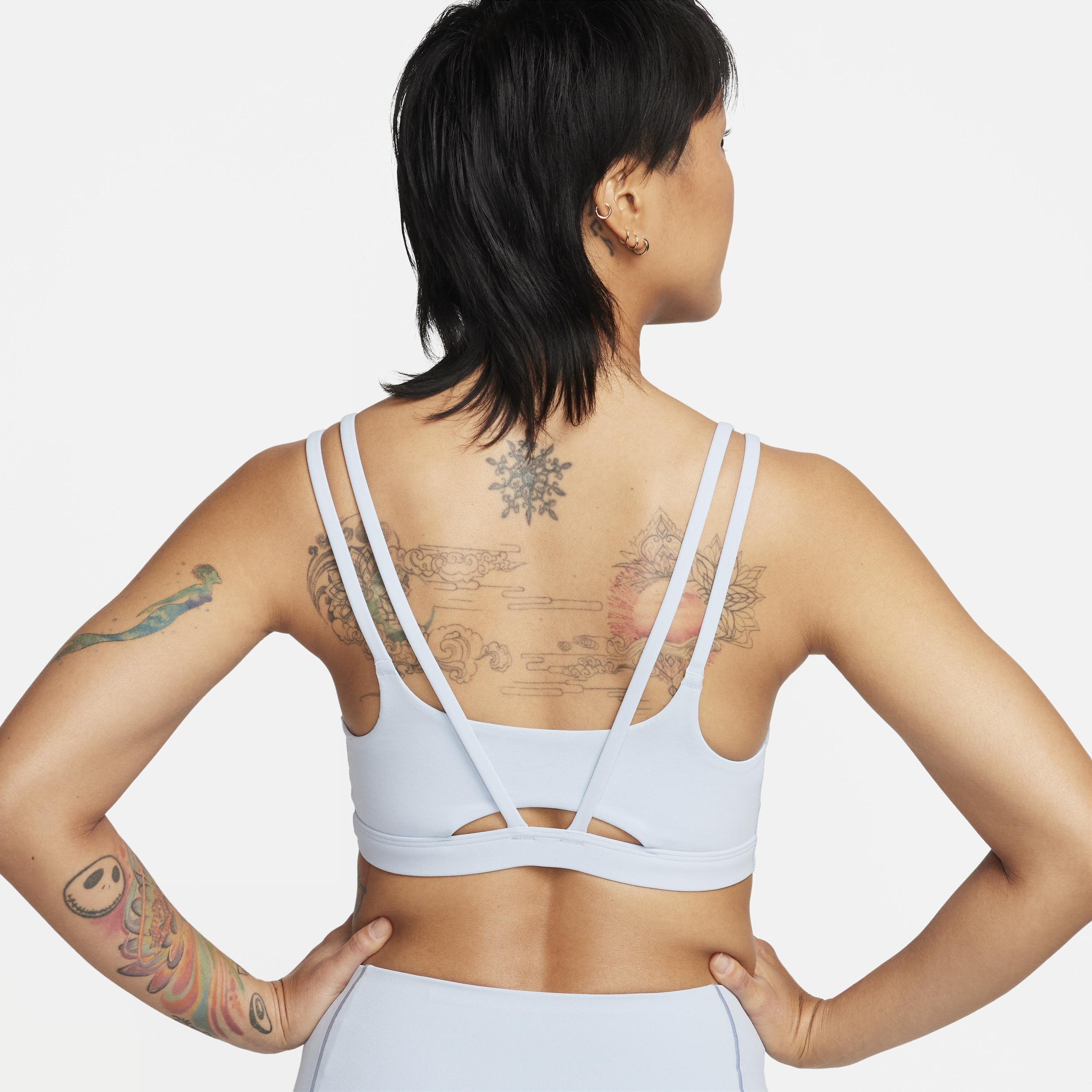 Nike Womens Zenvy Strappy Light-Support Padded Sports Bra Product Image