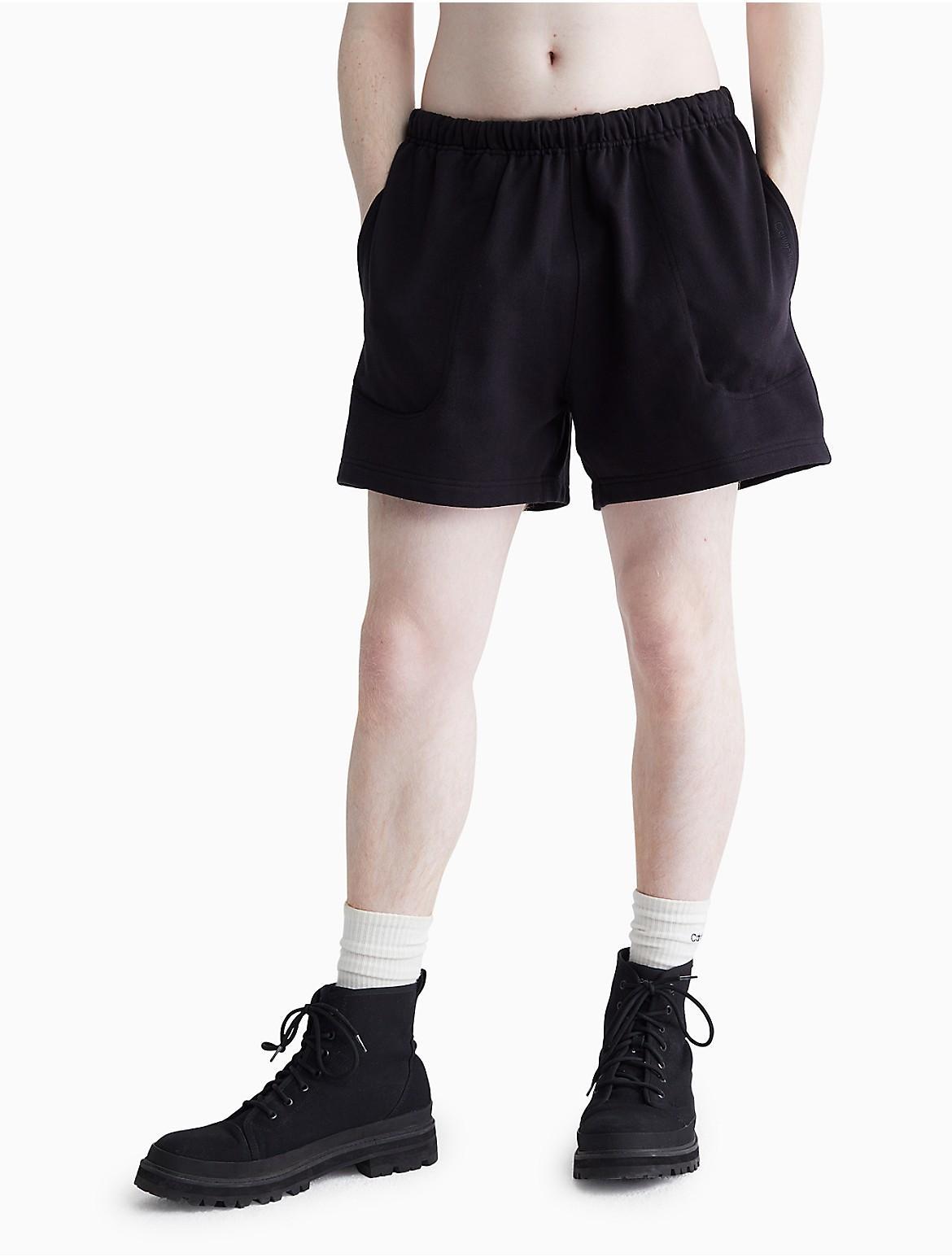 Calvin Klein Mens Standards Fleece Shorts - Black - XS Product Image