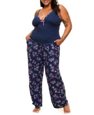 Plus Size Bryony Pajama Cami & Pants Set Product Image