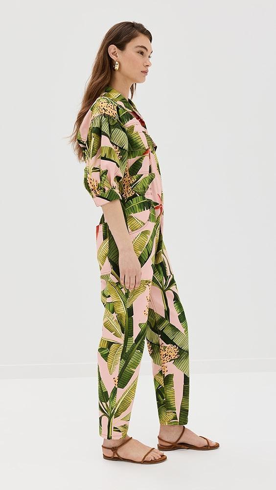 FARM Rio Banana Leaves Jumpsuit | Shopbop Product Image