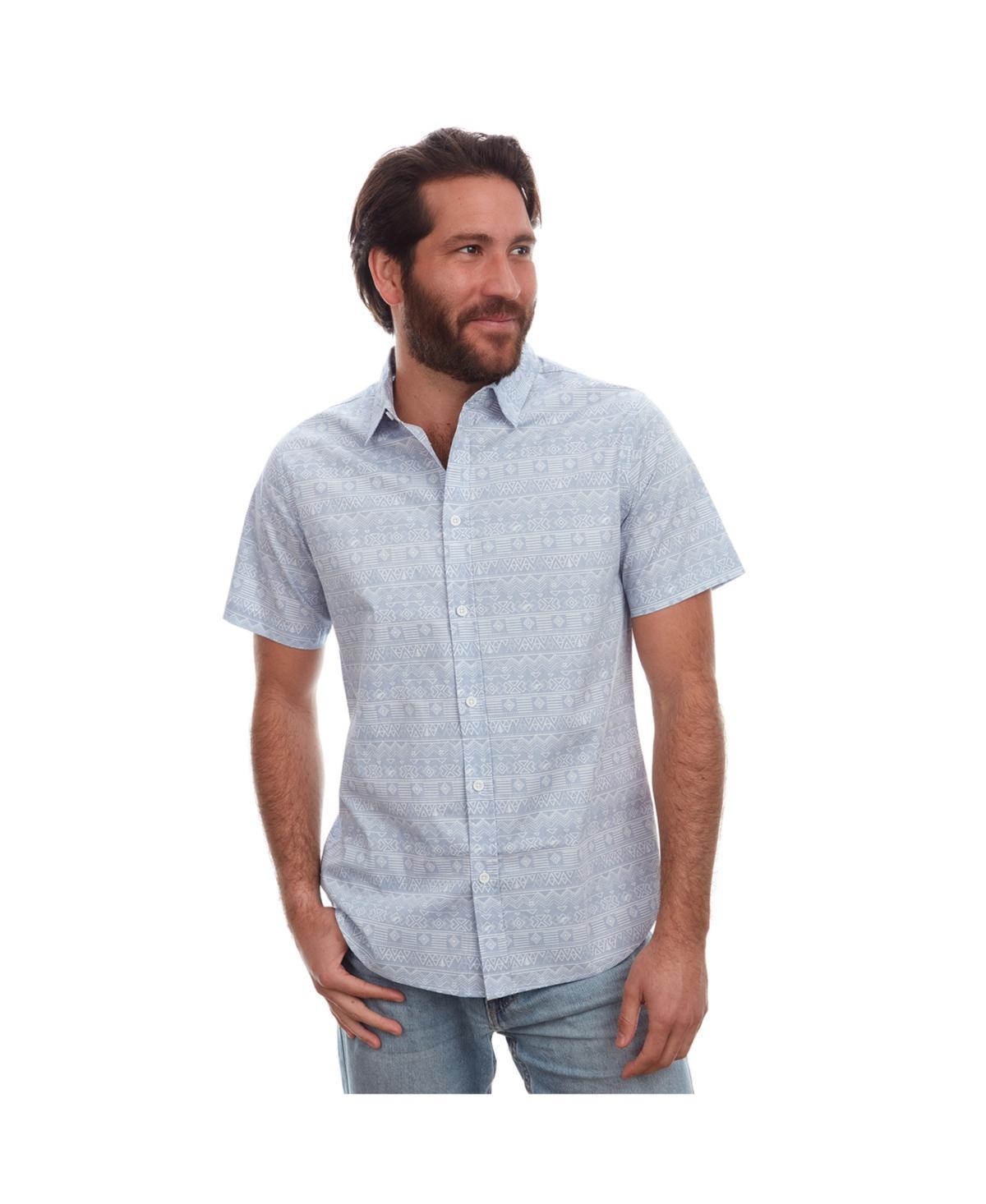 Px Mens Clothing Printed Poplin Shirt Product Image